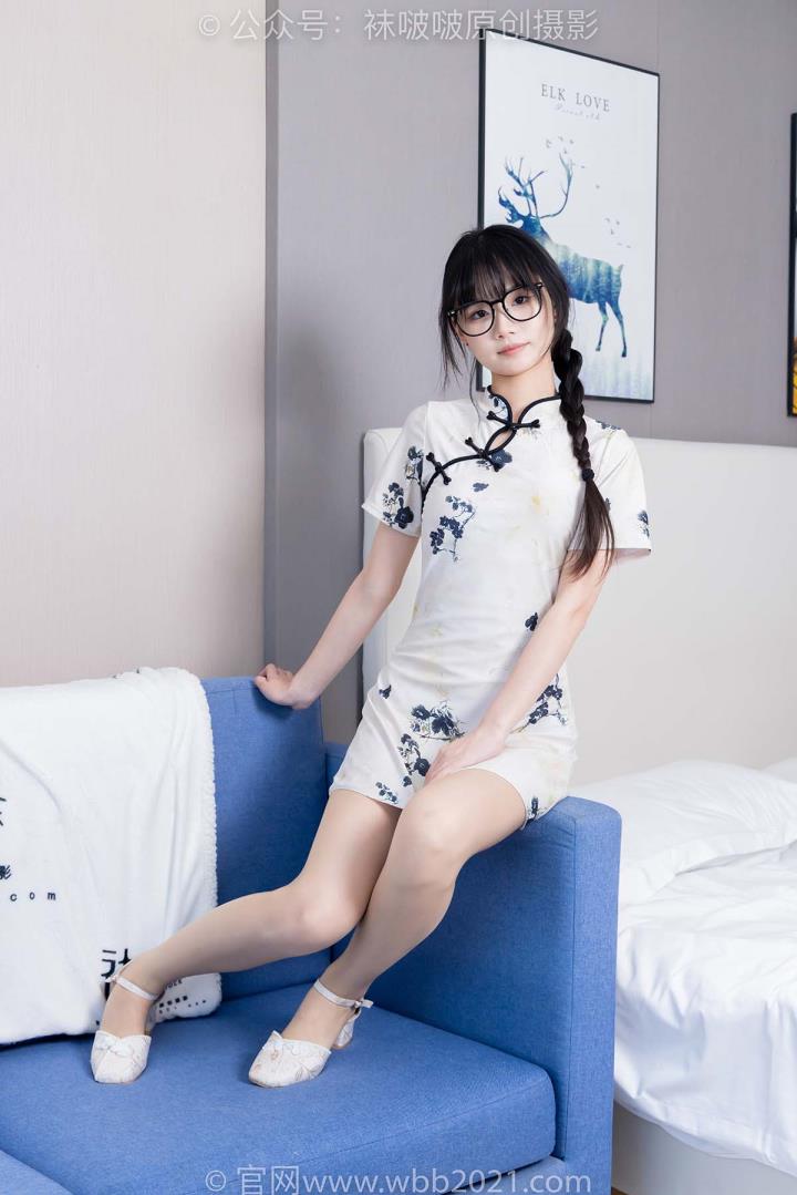 [BoBoSocks袜啵啵]VOL.505 甜甜圈-低跟鞋、油亮肉丝、旗袍[195P+1V／6.69GB]推荐预览图
